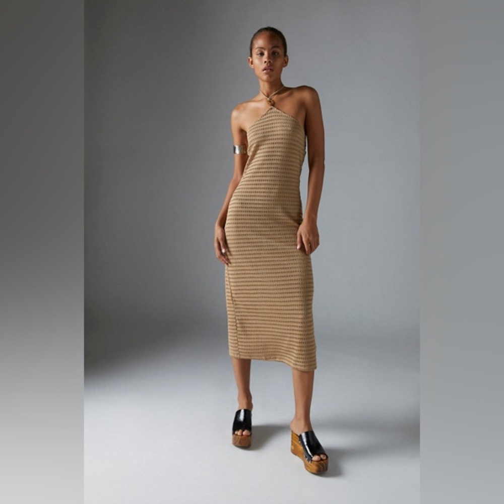 Urban Outfitters Knit Halter Midi Dress